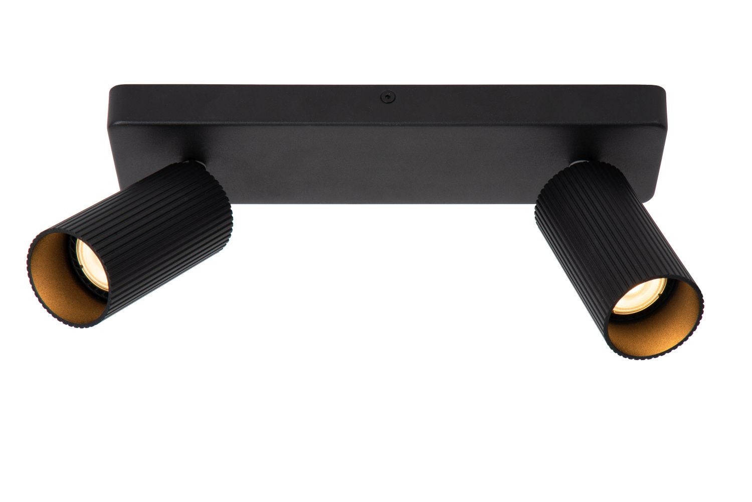 Lampa sufitowa CLUBS czarna 2xGU10x40W aluminium wym:17,7x31x9cm IP20 Lucide