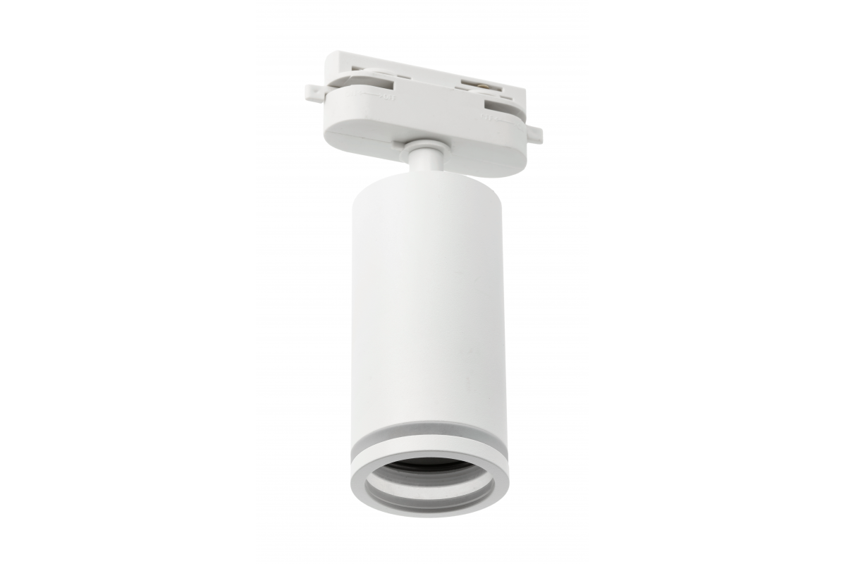 Oprawa na szynoprzewód 1-fazowy SOLIS, GU10 max 20W, biała, IP20, AC220-240V, do wnętrz – GTV LIGHTING