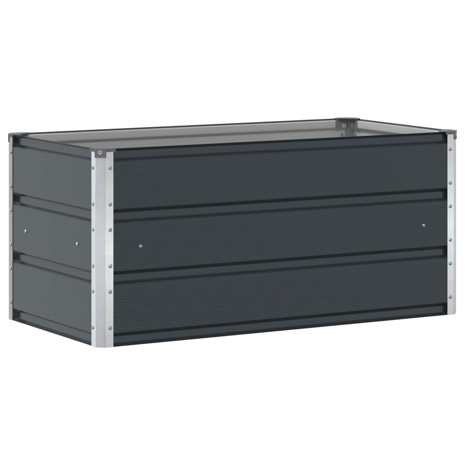 Donica Antracyt 100 x 50 x 45 cm Stal Galwanizowana