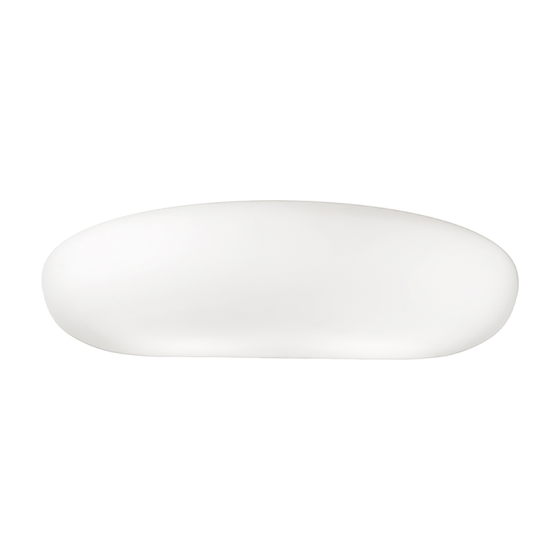 GLENN Satin White, lampa ścienna z dmuchanego szkła, zintegrowana, LED 13 W, 2700 K, IP20 - Rossini Group - lampa ścienna LED