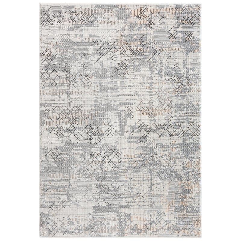Dywan Nowoczesny Abstrakcyjny Trani Grigio 160 x 230 cm brązowy, szary 1 szt.
