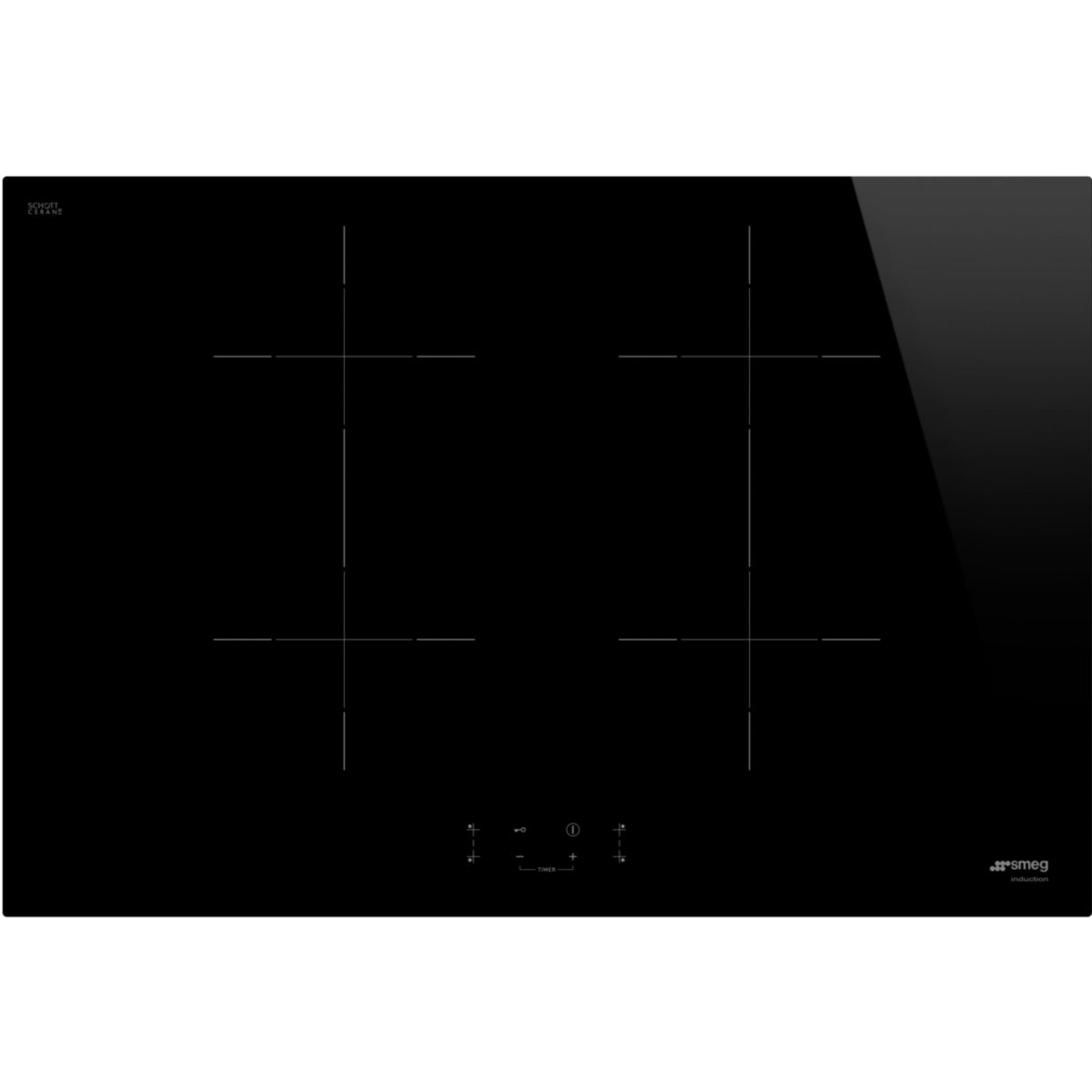 Smeg UNIVERSAL Sib2741D Czarna płyta indukcyjna
