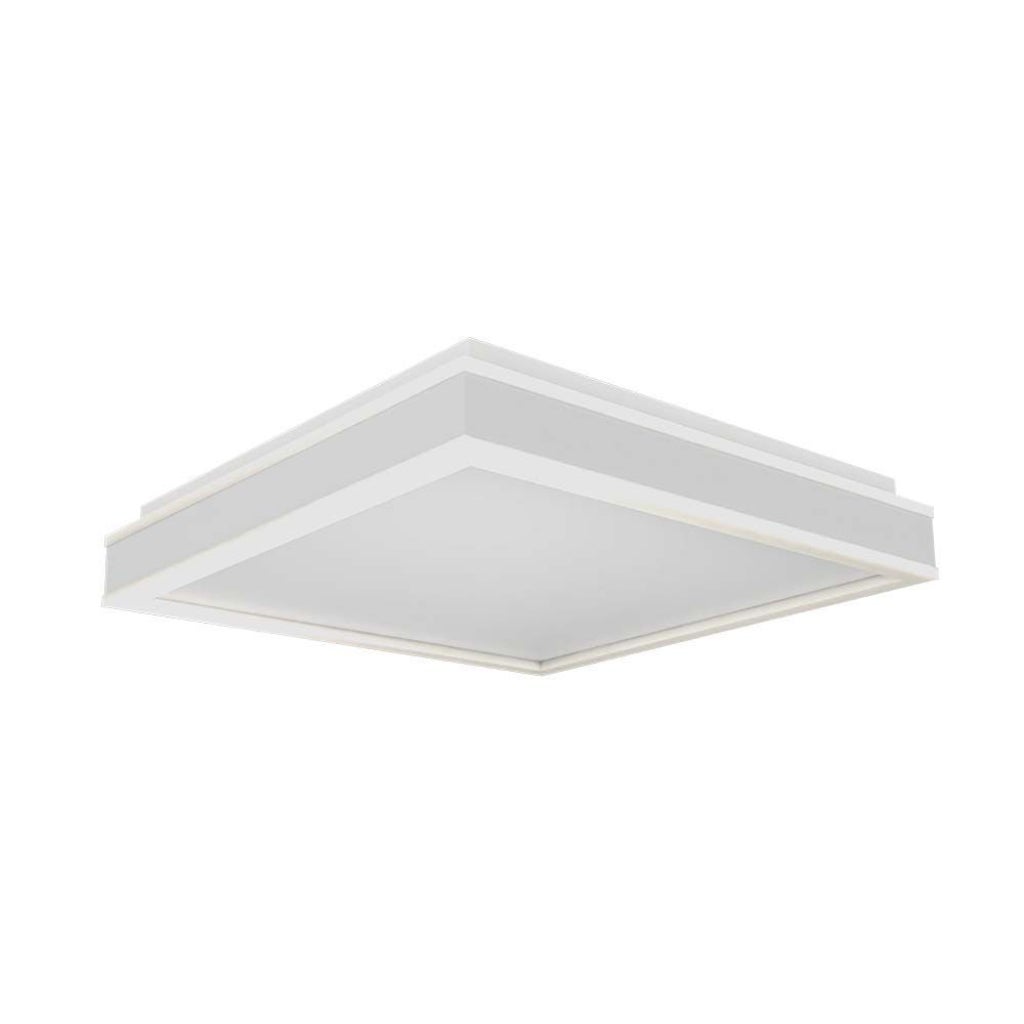 Lampa sufitowa LED kwadratowa 38 W, ściemnialna, triak, biała, 4000 K