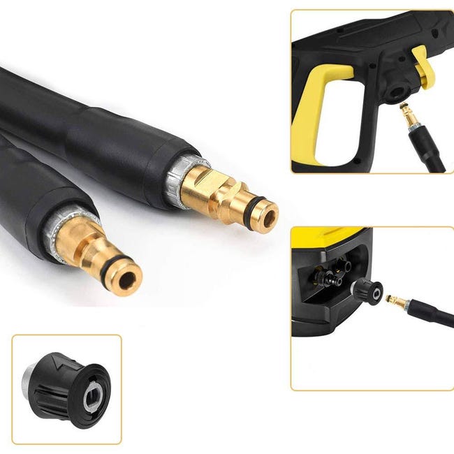 Zestaw zamienny węża wysokociśnieniowego do myjek ciśnieniowych Karcher K2 K3 K4 K5 K6 K7 (6 m)