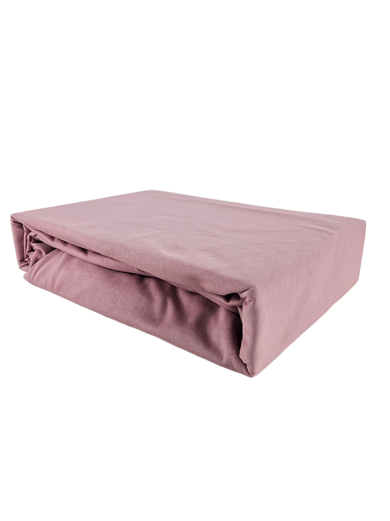 Kam-Pol prześcieradło z gumką jersey bawełniane pudrowy róż 80x200 cm