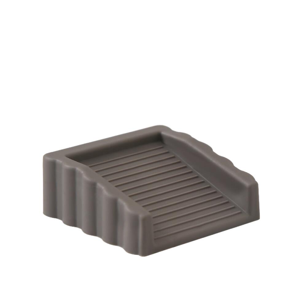 Gumowe kliny do drzwi, kliny w kształcie kostki, odpowiednie do sypialni i kuchni, 6,2*6,2*2,5 cm (szare, opakowanie 5 szt.).