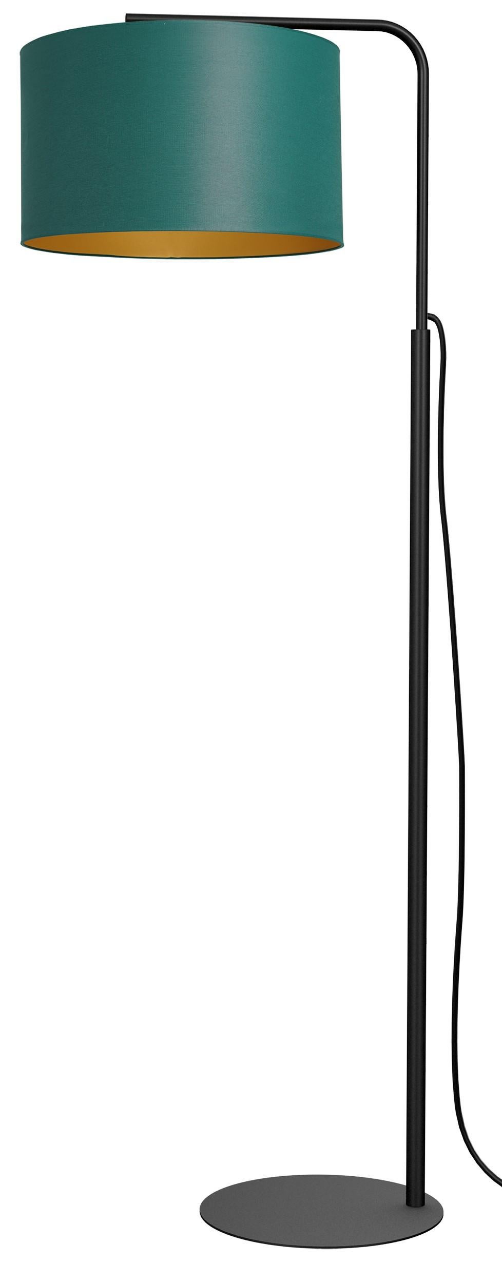 Lampa podłogowa Arden czarno-zielono-złota 1xE27x15W metal wym:151x40x70cm IP20 Luminex
