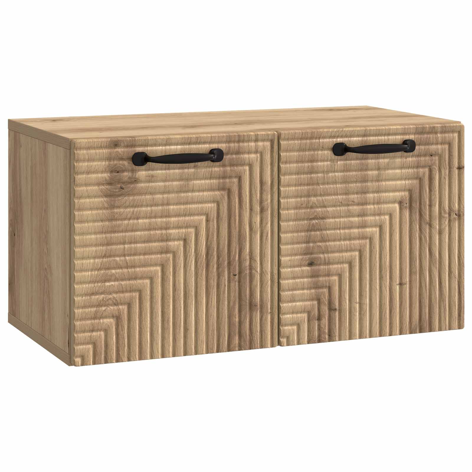 Szafka RTV montowana na ścianie 59,5 x 31 x 30 cm Dąb artisan