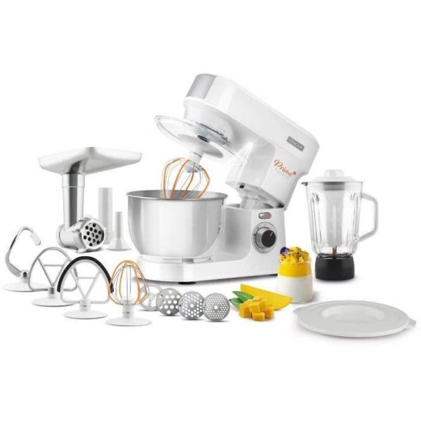 ROBOT KUCHENNY PLANETARNY MIKSER Z MISĄ Sencor STM 3760WH 1000W Srebrny