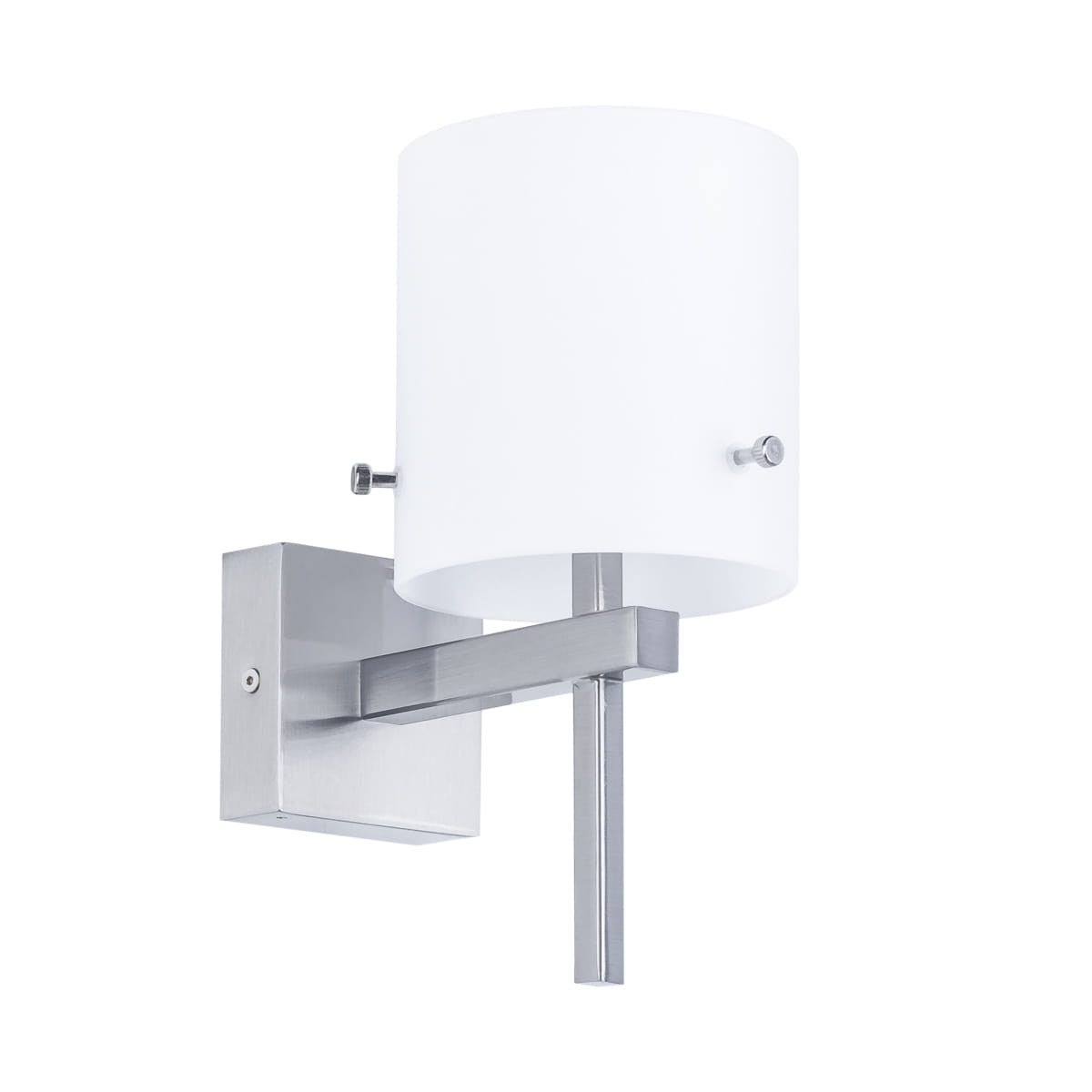 Kinkiet ścienny Reno srebrno-biały 1xG9x28W styl nowoczesny wym: 20,6 x 10 x 15,5 cm szkło IP44 Italux