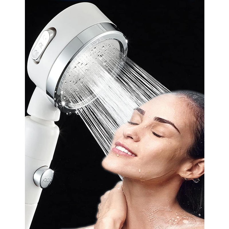 Wyjmowany prysznic wodny z 3 trybami pracy: z przyciskiem wody, przyciskiem stop, prysznicem wysokociśnieniowym, uniwersalnym prysznicem wodnym