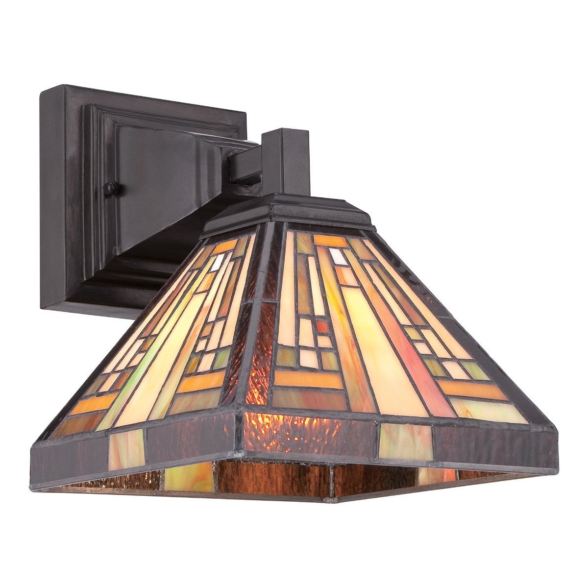 Kinkiet witrażowy Stephen 1xE27 60W Quoizel