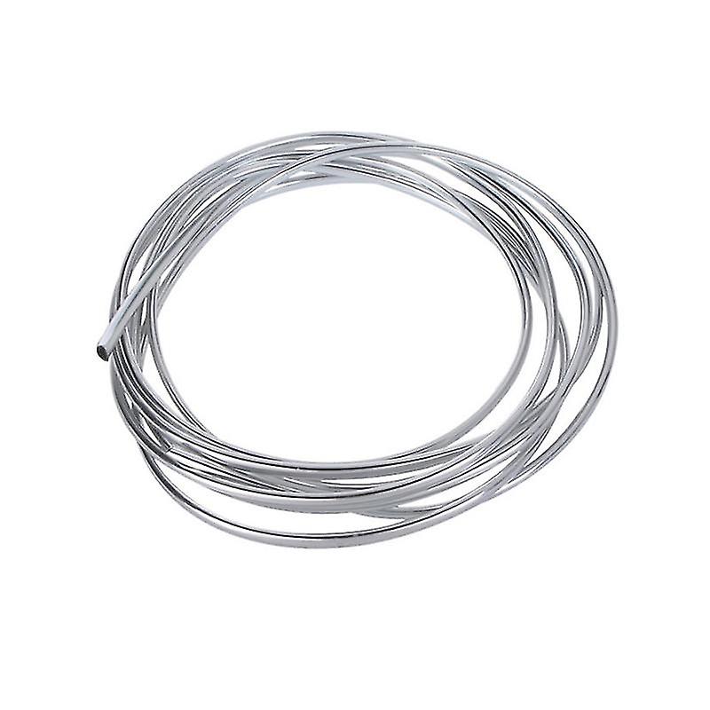 3 m x 6mm Chromowana listwa ozdobna zderzaka, kratka wlotu powietrza, listwa wykończeniowa w kształcie litery "U"