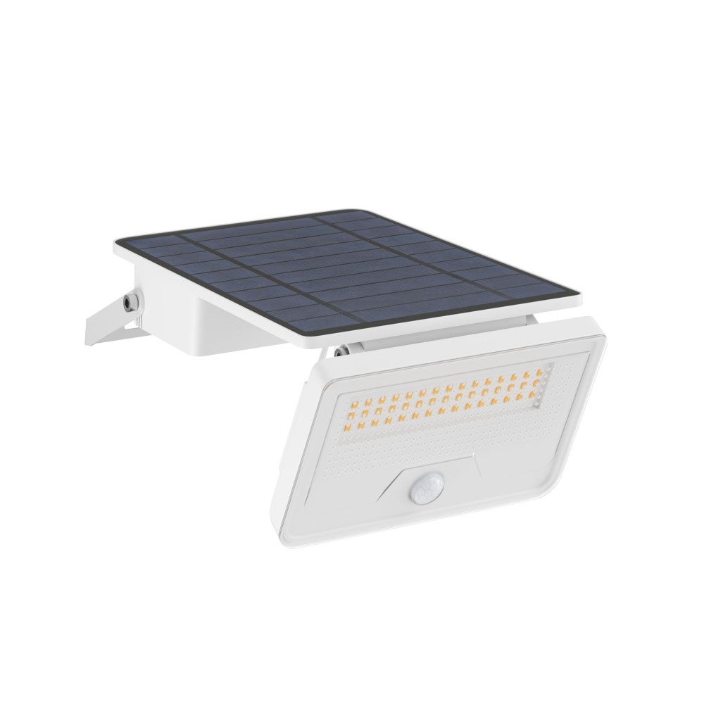 Sky Solar Sensor - lampa solarna LED z czujnikiem ruchu i zmierzchu, 8 W, 1600 lm, 4000 K, IP54 - Beneito Faure - biała