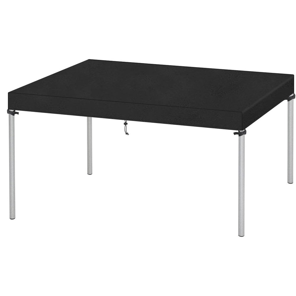 Pokrowiec na stół ogrodowy z tkaniny Oxford, wodoodporny, odporny na promieniowanie UV, 122 cm x 122 cm x 10 cm