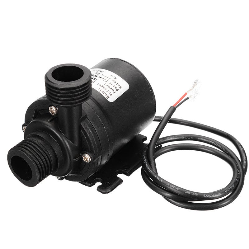 Ultracicha pompa zanurzeniowa DC 12 V, 800 l/h, 5 m, wytrzymała pompa stawowa, odpowiednia do systemów cyrkulacji słonecznej.