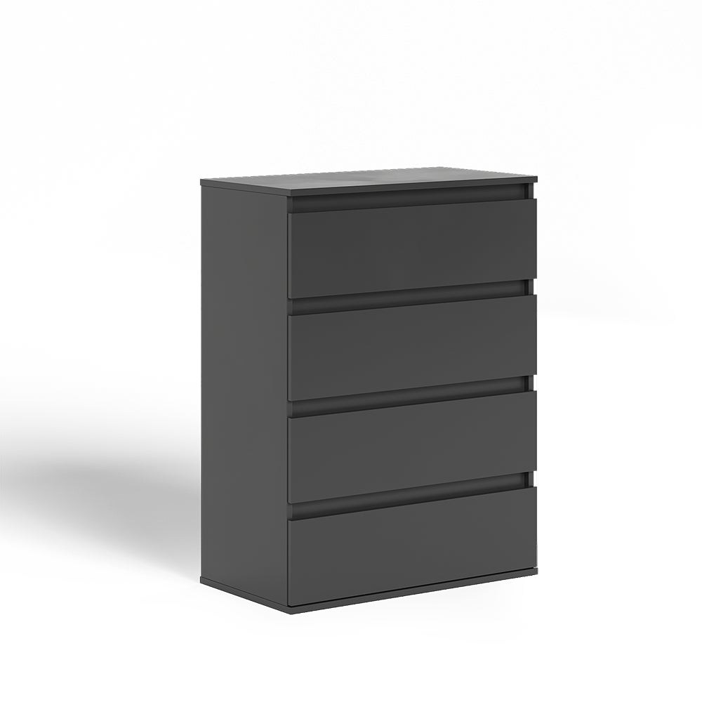 Vicco Komoda Claus, Antracyt, 74 x 99.6 cm z 4 szufladami