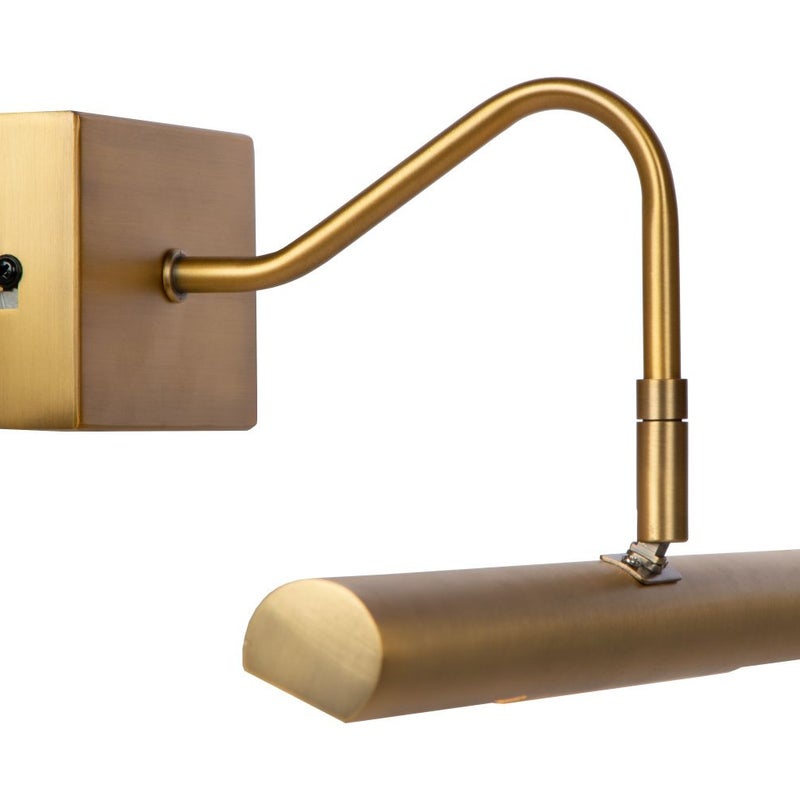 Kinkiet obrazówka VINZ złoto-odcienie złota 2xG9x28W metal wym:17x36x19cm IP20 Lucide