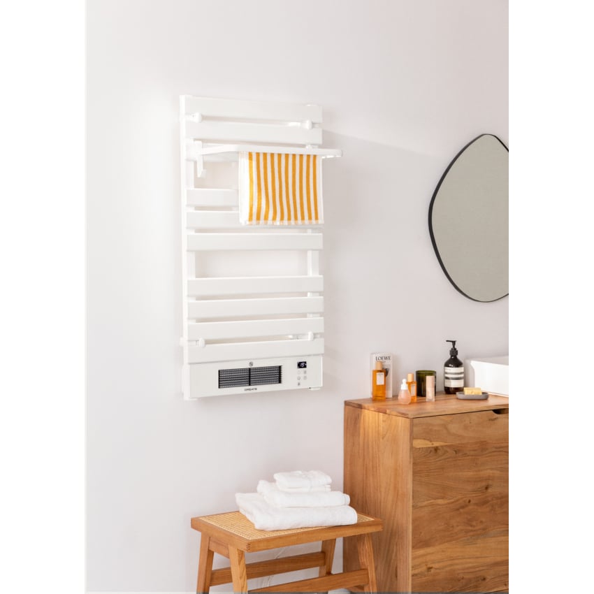 WARM TOWEL PRO - Elektryczny grzejnik-wieszak ze sterowaniem Wi-Fi 1500W