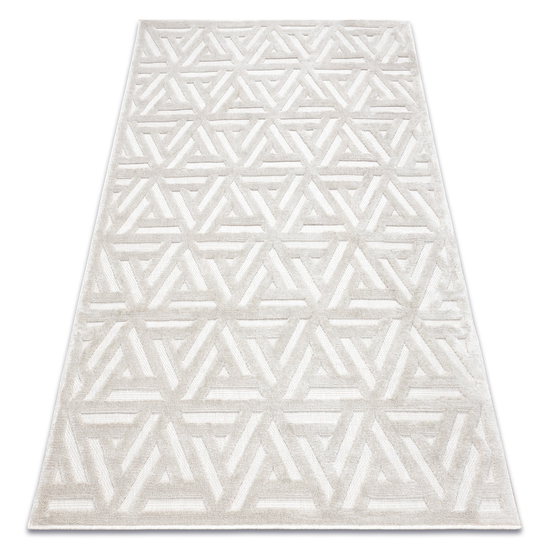 Dywan SANTO SZNURKOWY SIZAL 58503 Geometryczny beż 160x220 cm