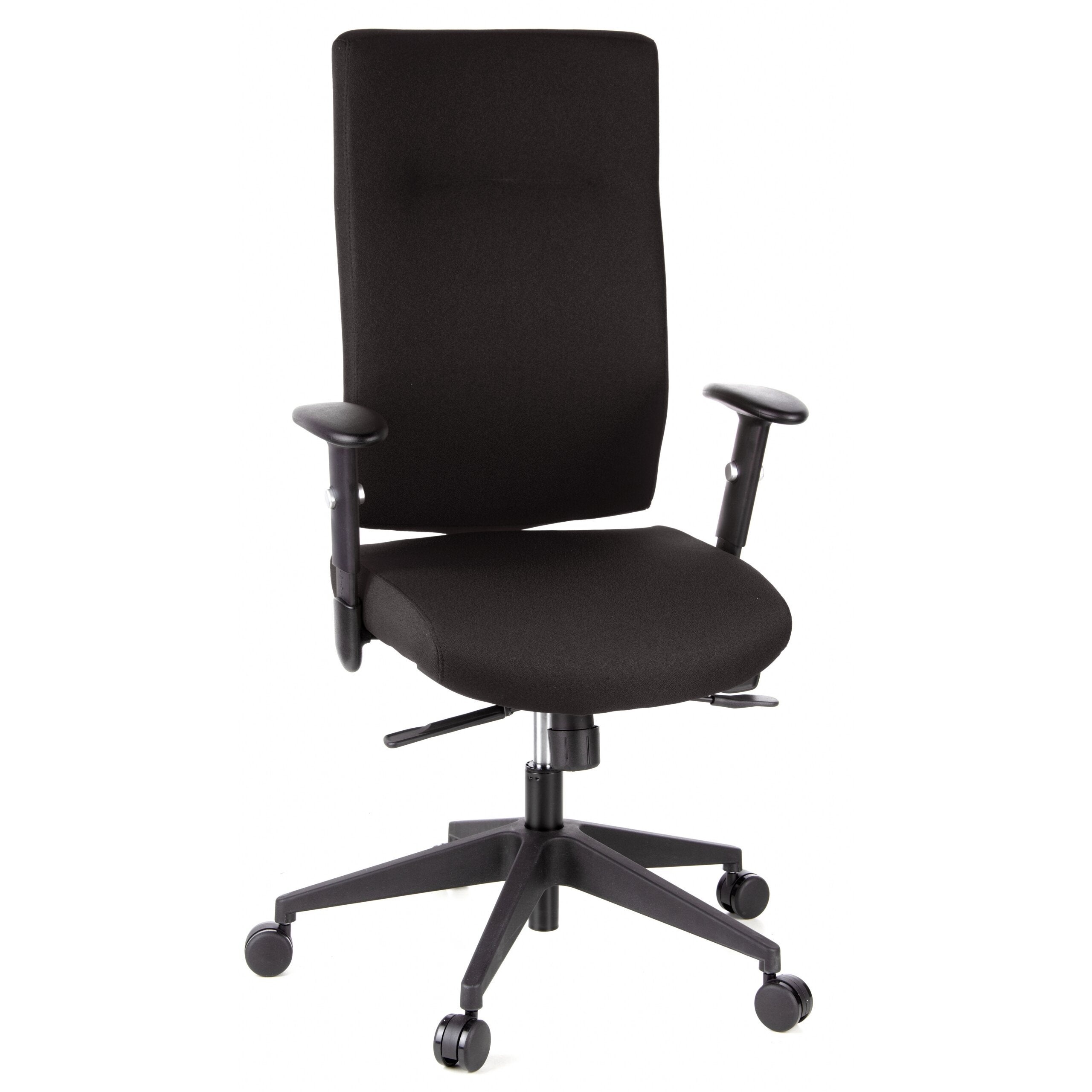 Krzesło biurowe / krzesło obrotowe PRO-TEC 300 tkanina czarna hjh OFFICE