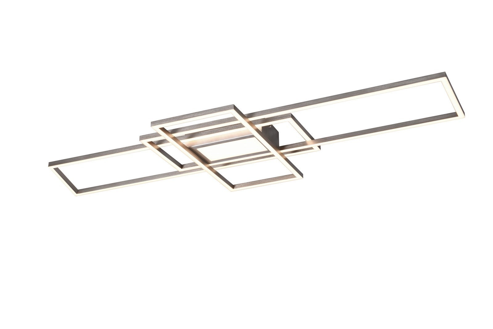Lampa wisząca z pilotem LED ALYRON 60W Odcienie bieli 7100lm metal chromowana-biała wym:6,5x105x42cm IP20 Trio