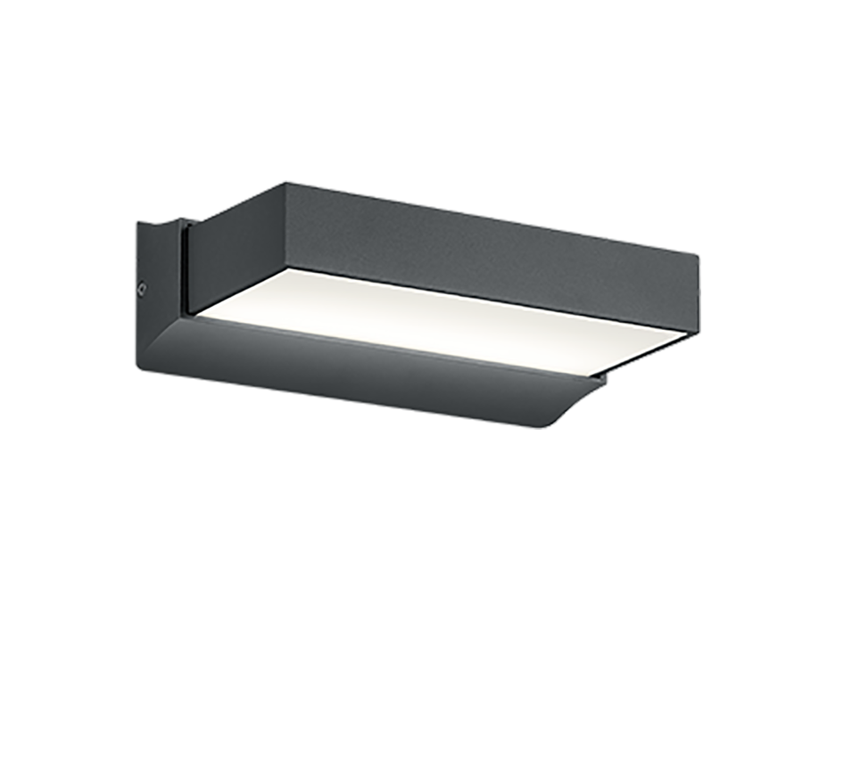 Lampa elewacyjna kinkiet zewnętrzny CUANDO antracyt Trio 226660242