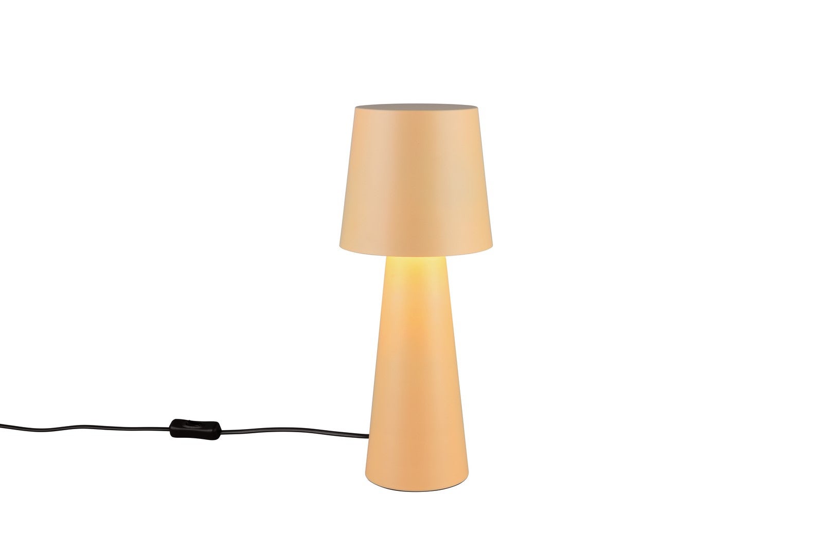 Lampa stołowa NUBIAN 1xE27x10W metal beżowa wym:40x16x16cm IP20 Trio