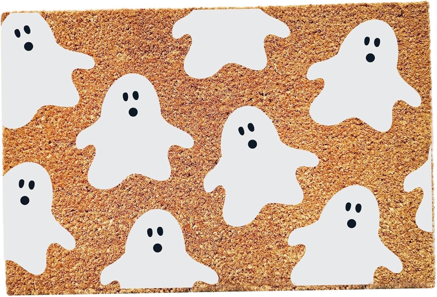 Wycieraczka na Halloween Cale Zabawny Duch Halloween Dywanik Halloween Miękki Wygodny Wycieraczka Powitalna na Halloween Antypoślizgowa na Wejście P