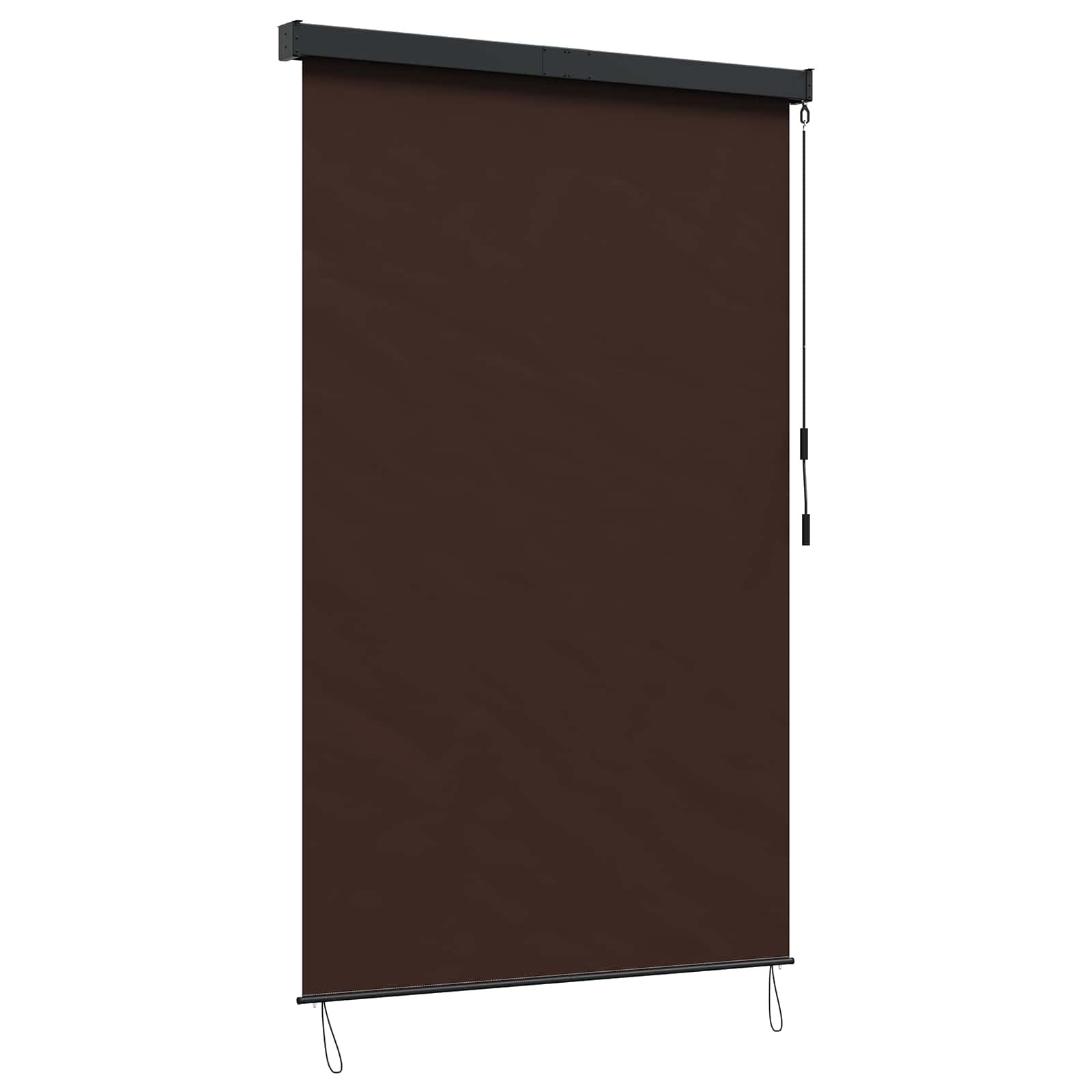 Roleta brązowy 60 x 250 cm Materiał i Aluminium