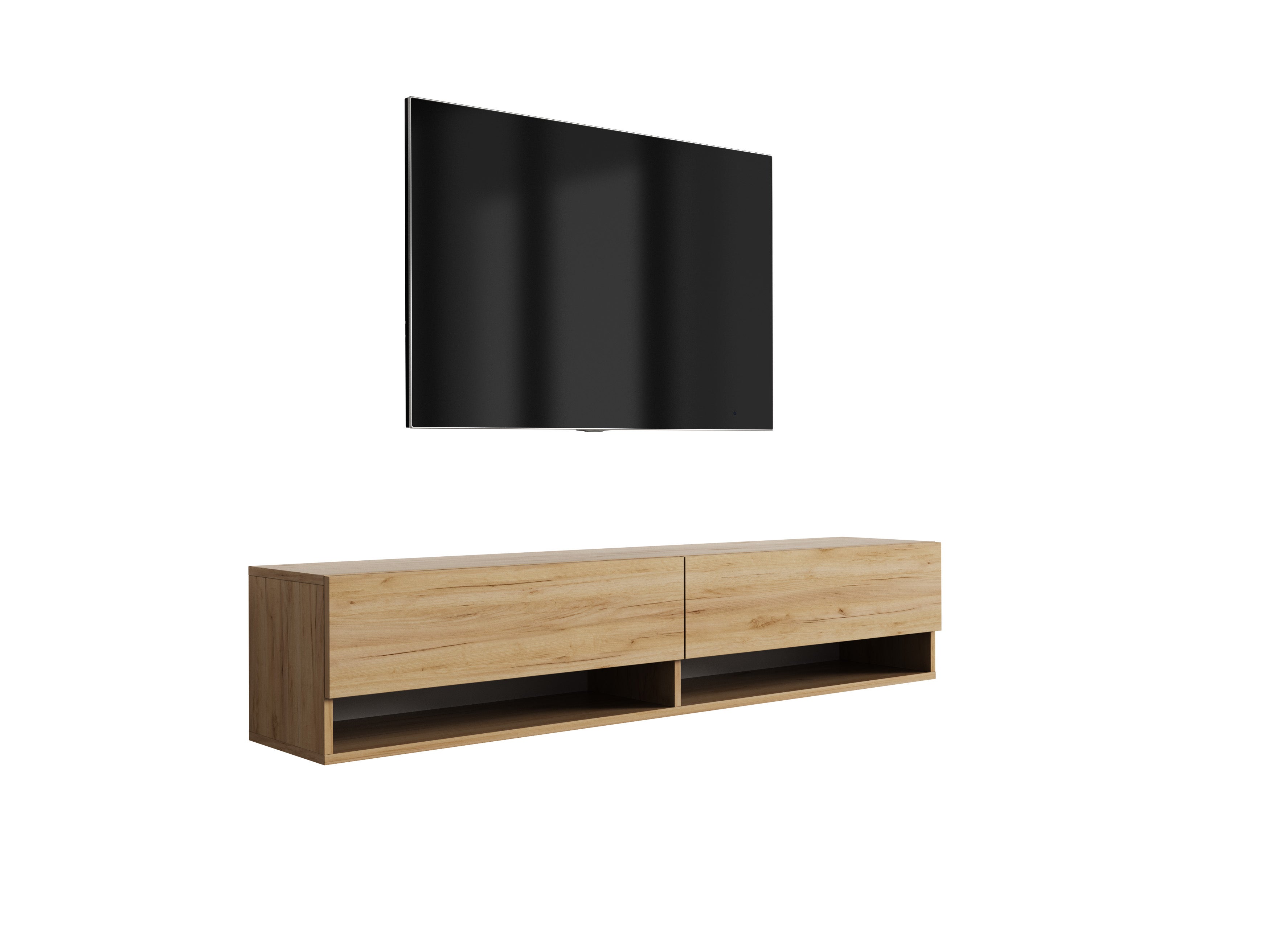 Szafka pod telewizor 170 cm Dąb Craft, 170 × 32 × 34 cm