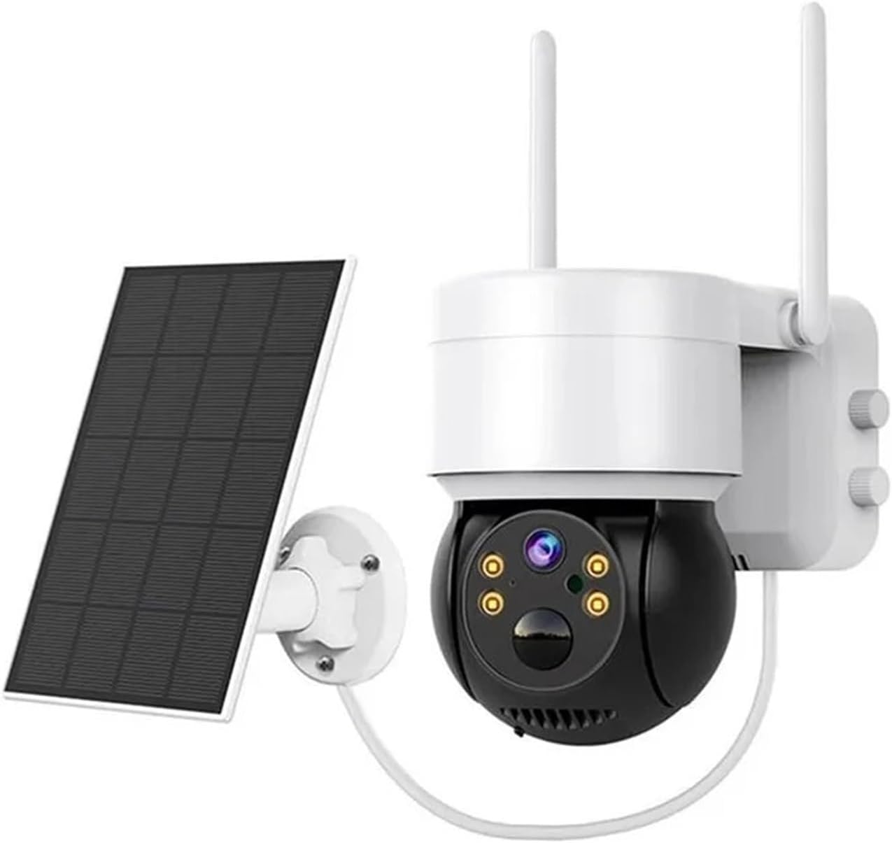 Kamera bezpieczeństwa zasilana energią słoneczną z czujnikiem ruchu PIR, panelem słonecznym, klasą wodoodporności IP66 (pamięć 2 MP)
