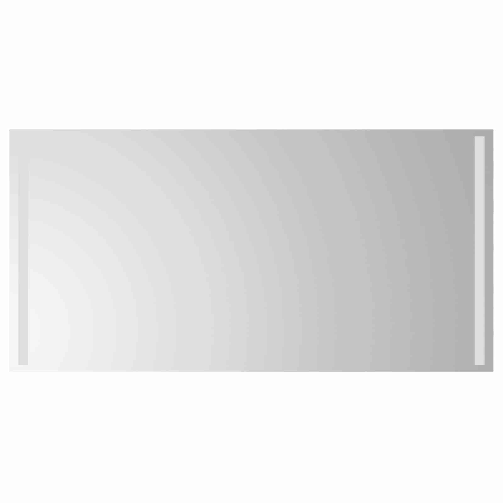 Lustro Łazienkowe Ścienne 100x60cm z LED ze Szkła Hartowanego Przezroczyste