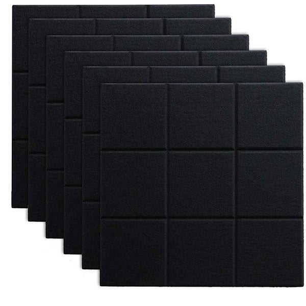 12 Paneli Akustycznych z Poliestru 30cm x 30cm - Personalizowany Design - Tablica z Filcu - Biuro, Kuchnia - Łatwa Instalacja