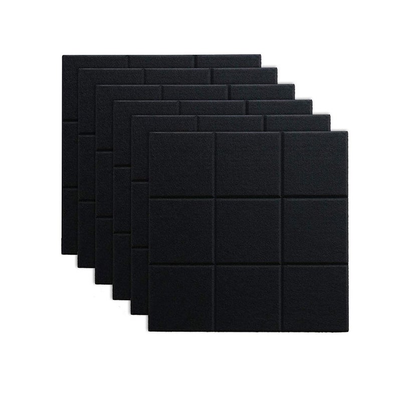 12 poliestrowych paneli akustycznych ściennych 30x30 cm – Możliwość dostosowania projektu – Płyta filcowa – Biuro, Kuchnia – Łatwy montaż