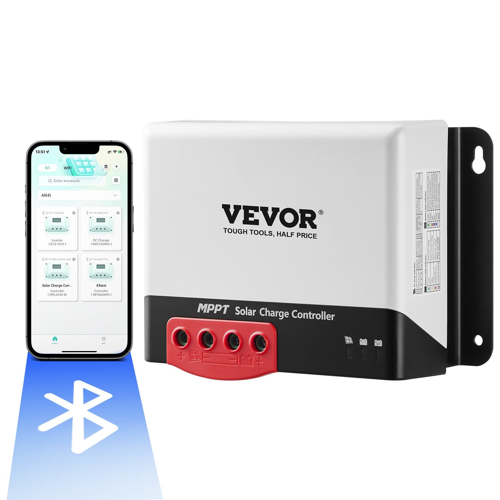 Regulator ładowania MPPT 50A Bluetooth