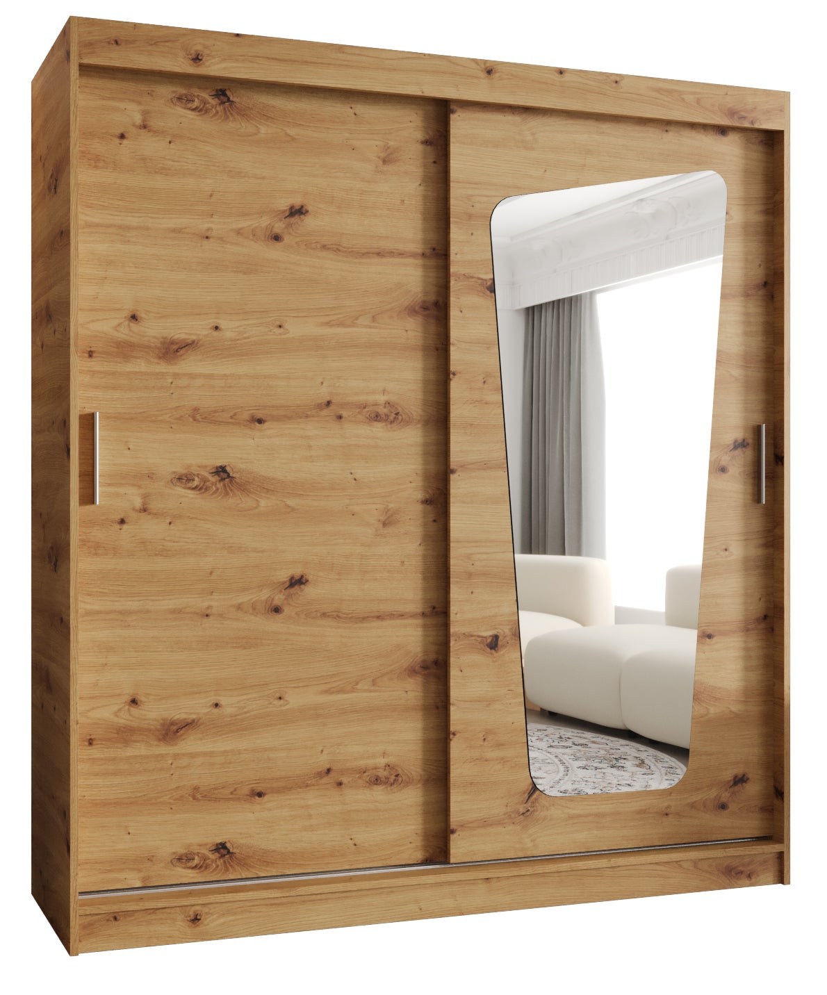 Szafa przesuwna garderoba MOKA 180 x 62 x 200 cm Artisan