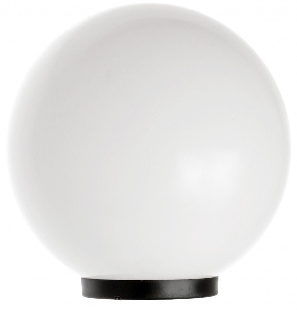 Lampa kula ogrodowa biała 50 cm 1xE27 biała IP44 SU-MA G 500 Z