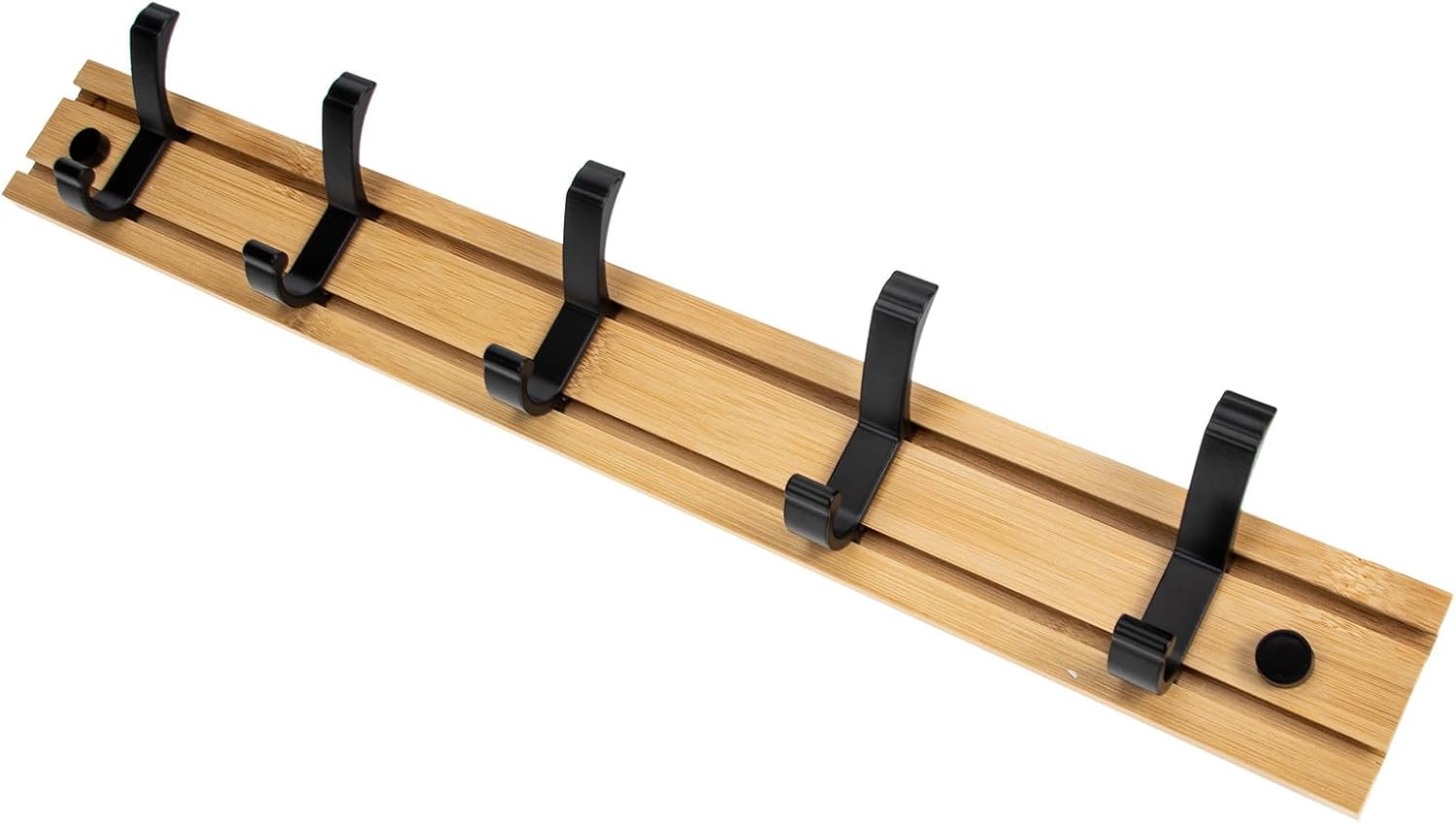 Haczyki przeznaczone do wieszania ubrań; haczyki ruchome do przechowywania ubrań i czapek (5 haczyków, 50 cm).