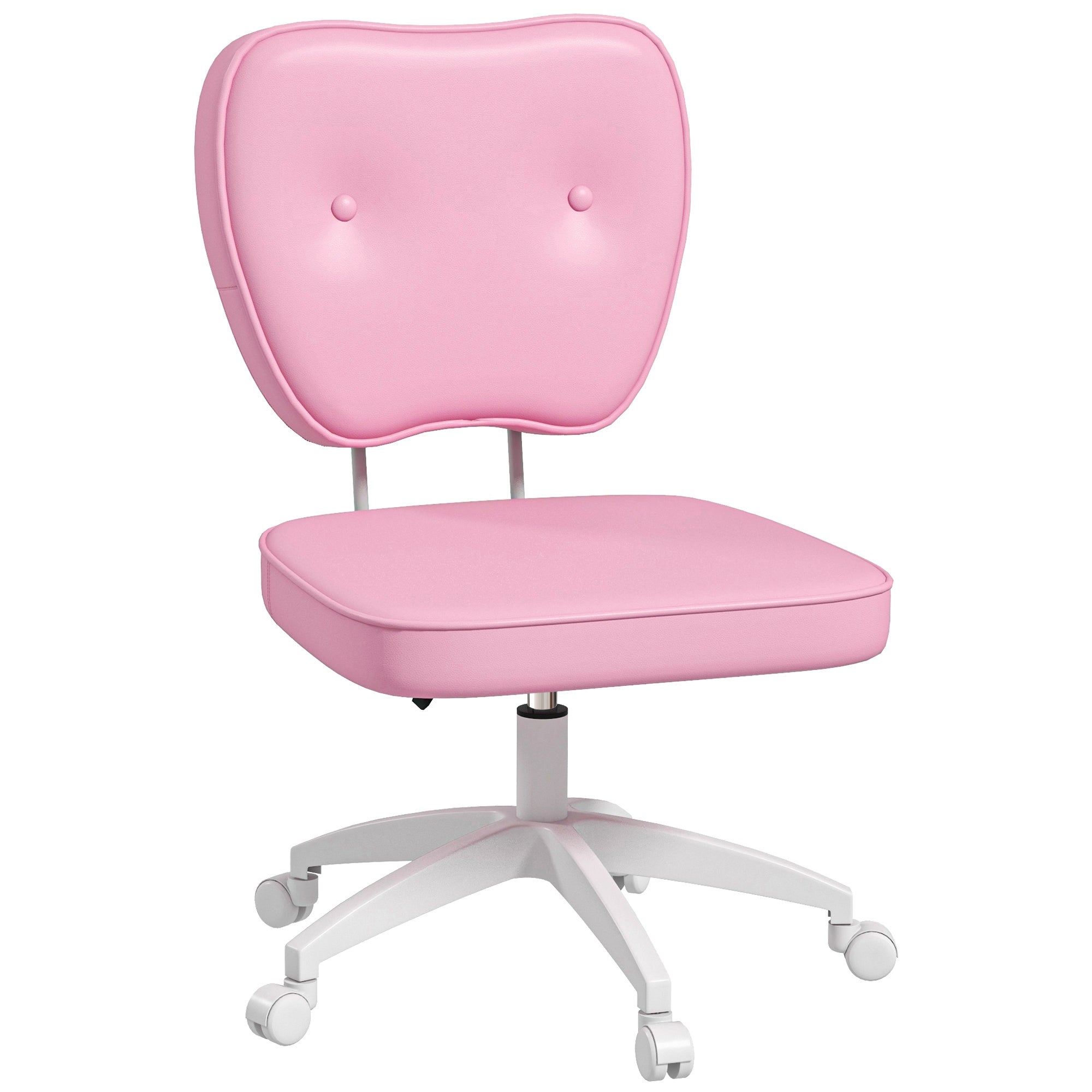 Regulowany obrotowy fotel biurowy z poliuretanu, udźwig 120 kg, wymiary 46 x 59 x 82-92 cm