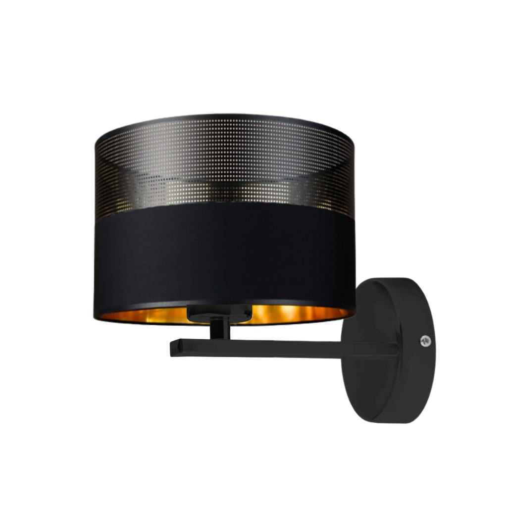 Kinkiet lampa ścienna lampa na ścianę z abażurem walec SIMPLE