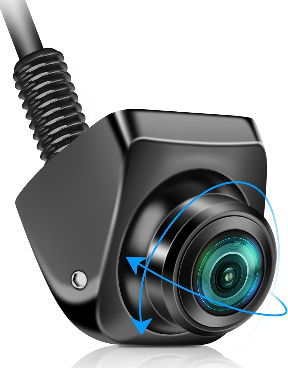Kamera cofania CVBS 1080P, obrót 360°, szeroki kąt 170°, widzenie nocne, wodoodporność IP69, uniwersalna, NTSC, idealna.