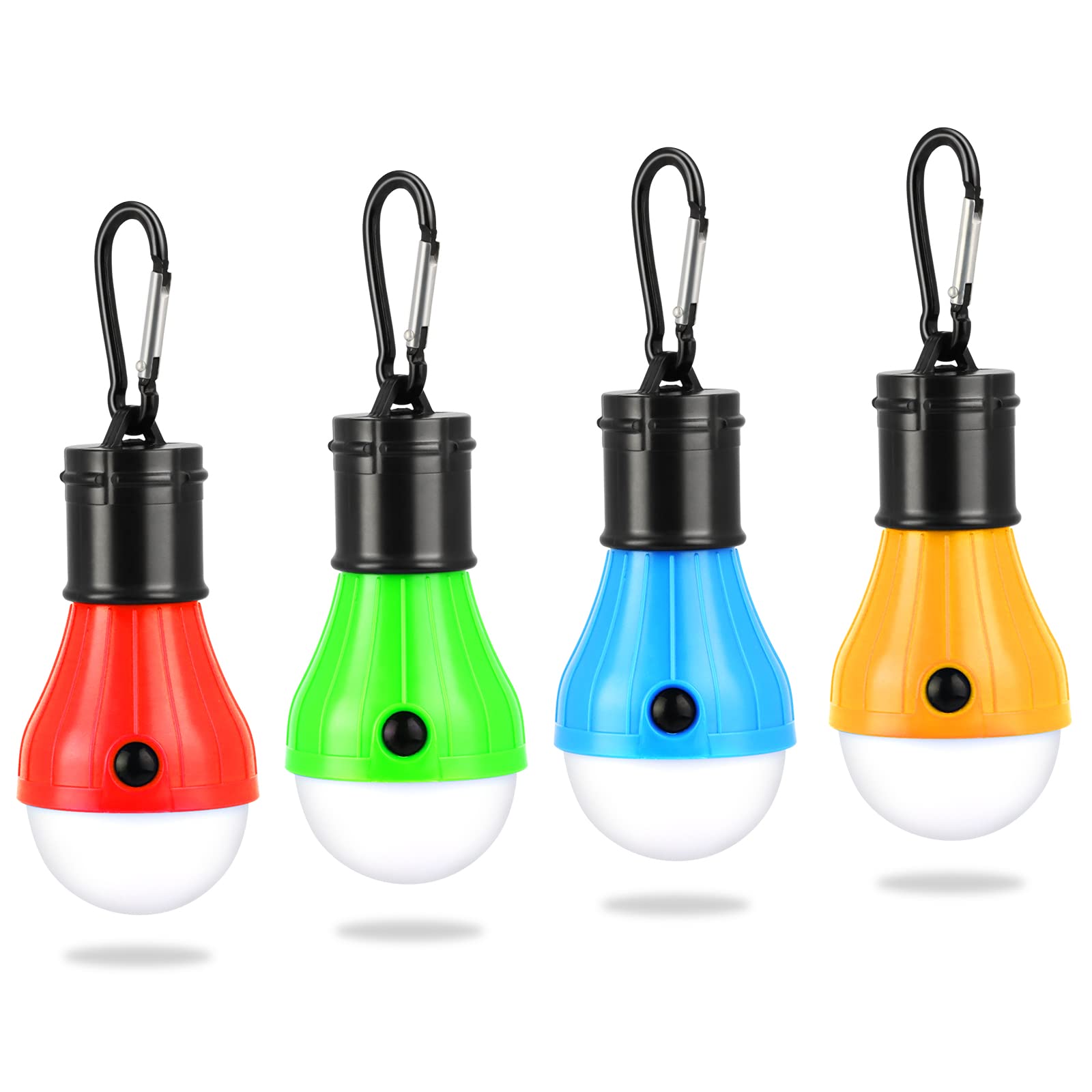 Lampa Kempingowa, 4x Lampa Kempingowa LED Lampa Kempingowa na Baterie Przenośna Lampa Namiotowa Wodoodporne Światło Awaryjne Do Kempingu