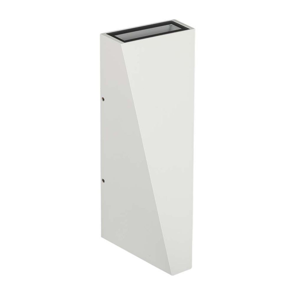 Kinkiet zewnętrzny VT-826-W-N LED 4W Ciepła biel 450lm biały wym:20x9x9cm IP65 V-TAC