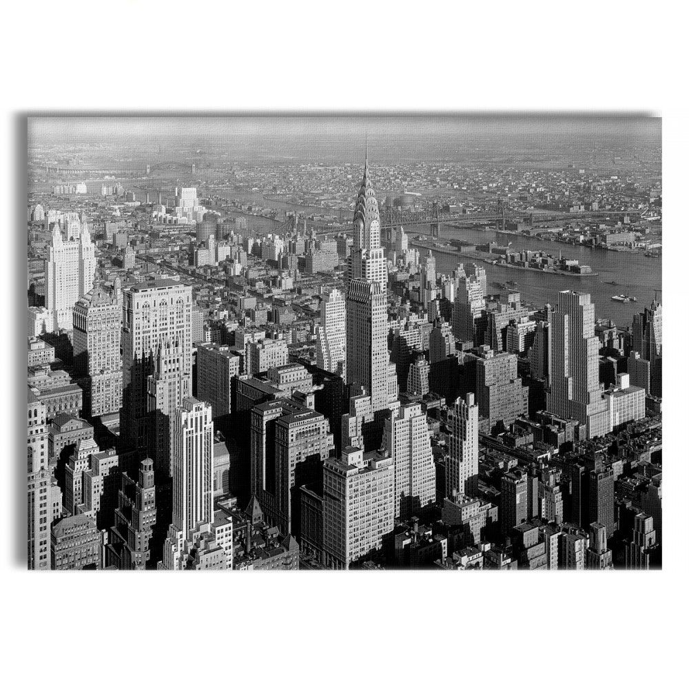 New York Retro - Obraz na płótnie na drewnianej ramie 50x70 cm