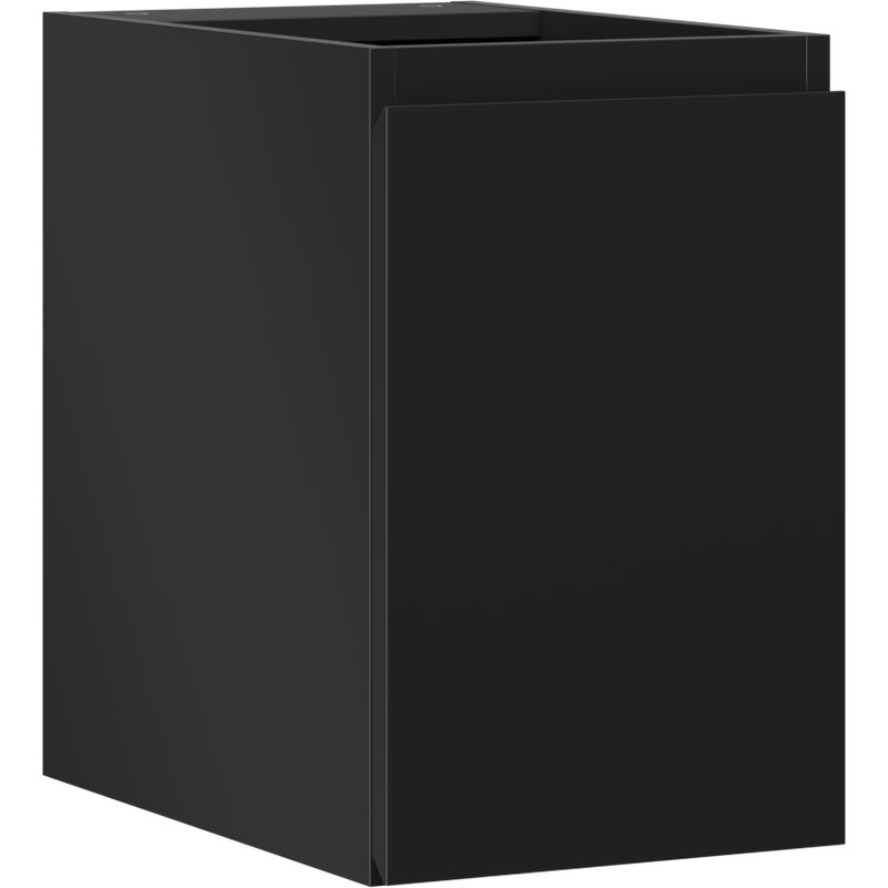 Mexen Orio szafka łazienkowa podumywalkowa 30 cm, 1 drzwi, czarna mat - 91A11-03047-1-BF71