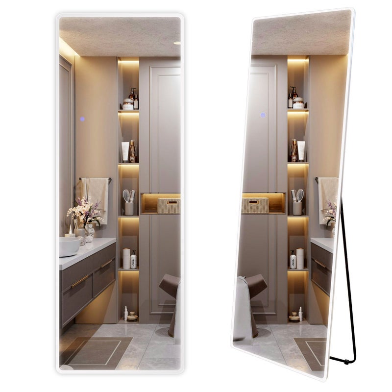 Lustro LED Rea Classico 50x160cm Białe