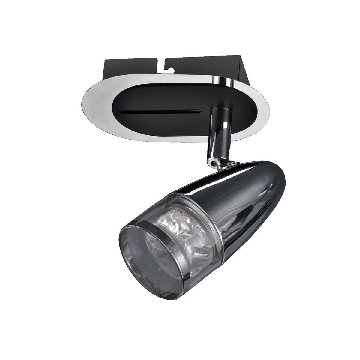 Lampa sufitowa wisząca Albane chromowana dymiona LED 4.3W 3000K 360lm nowoczesna wym: 11 x 7,5 cm metal Italux