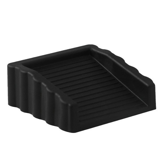 Gumowe kliny do drzwi, kliny w kształcie kostki, odpowiednie do sypialni i kuchni, 6,2*6,2*2,5 cm (czarne, opakowanie 5 szt.).