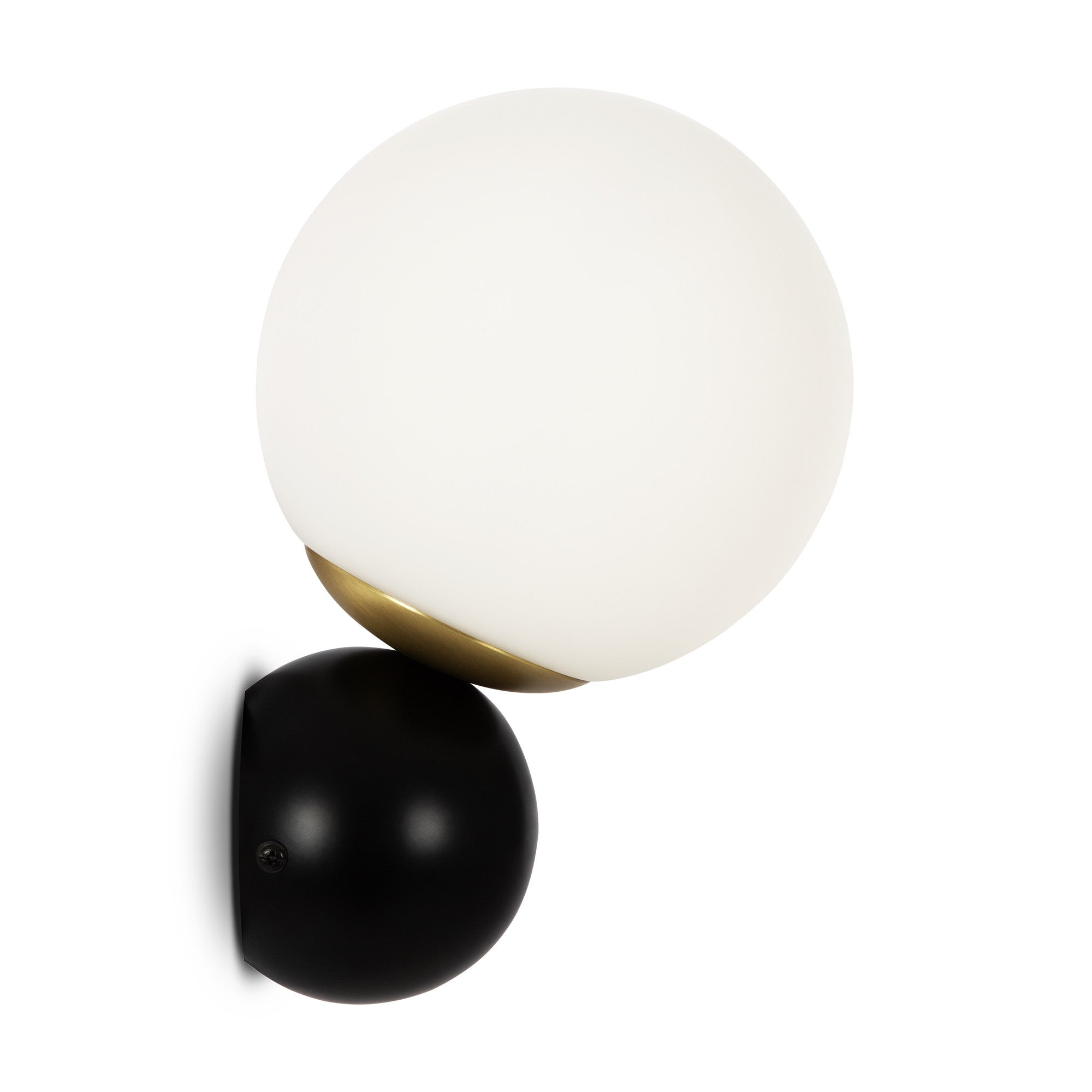 Lampa ścienna biała kula Nostalgia Maytoni MOD048WL-01G